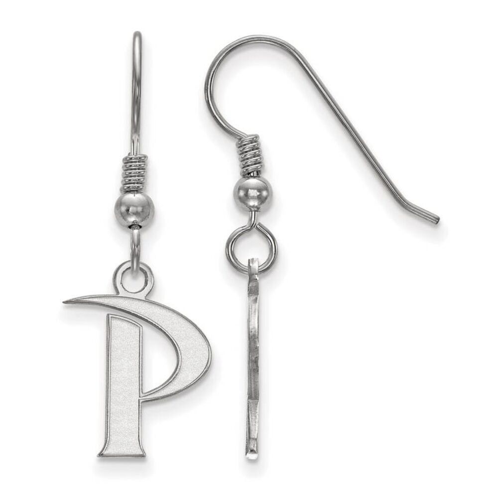 Sterling Silver Pepperdine University Small Dangle Earrings